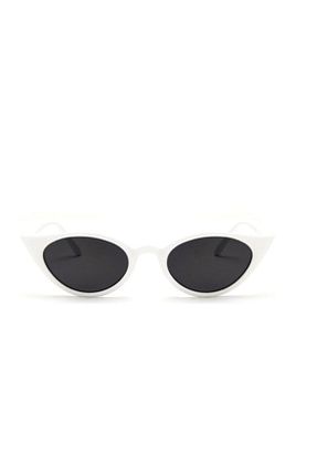 عینک آفتابی سفید زنانه UV400 Toz Vintage - کد 40664254