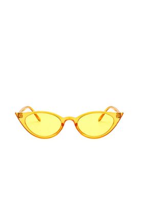 عینک آفتابی زرد زنانه UV400 Toz Vintage - کد 40664333