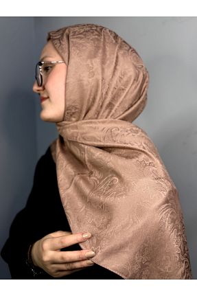 شال قهوه ای زنانه پنبه ای Genel Markalar - کد 929210681