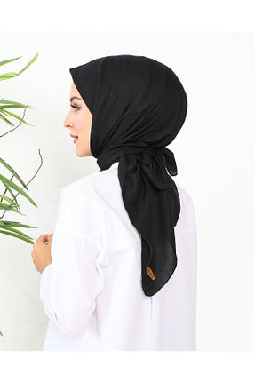 روسری مشکی پنبه ای nacar çarşı - کد 932320866