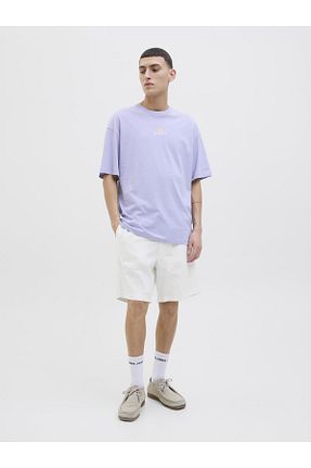 شلوارک و برمودا سفید مردانه فاق بلند Jack & Jones - کد 932330762