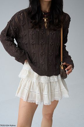 سوئیتر مشکی زنانه تریکو Butik - کد 932336961