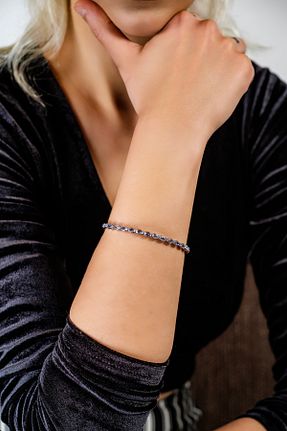 دستبند جواهر زنانه زیرکن Swarovski - کد 932345287