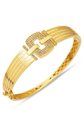 النگو زرد زنانه 8 عیار Bilezikci - کد 934582065