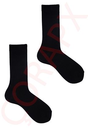 جوراب مشکی مردانه پنبه ای ÇORAPX - کد 827602415