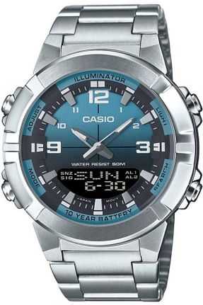 ساعت مچی طوسی مردانه 36-40 میلی متر Casio - کد 901767169