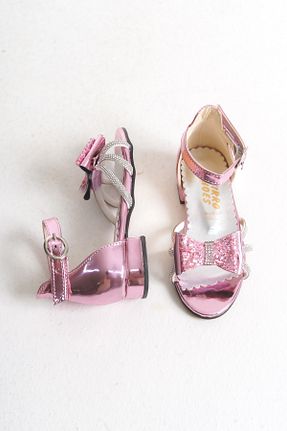 کفش مجلسی صورتی بچه گانه پاشنه تخت FİNLANDiYA SHOES - کد 932405882