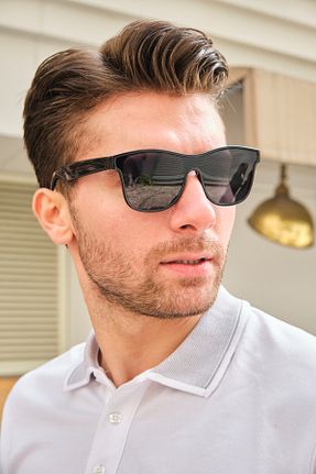 عینک آفتابی مشکی مردانه 55 Monvago - کد 932417049