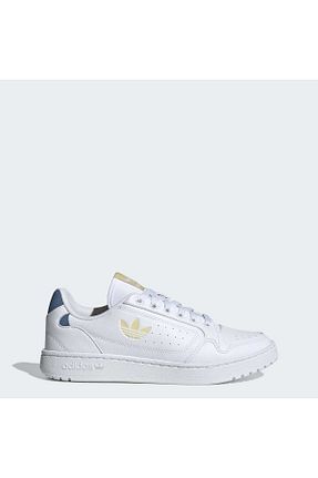 کفش اسنیکر سفید زنانه بند دار adidas - کد 838680980