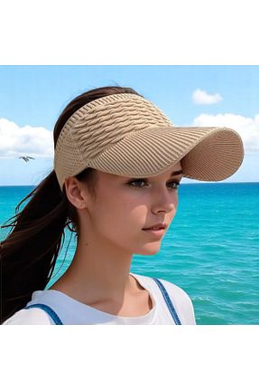 کلاه بژ زنانه SOSYETEZGAHI - کد 930241393