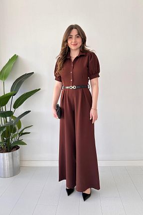 لباس قهوه ای زنانه بافتنی MaziButik - کد 933066357