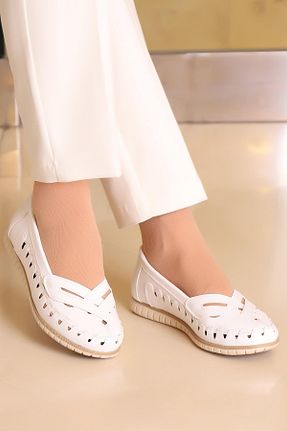 کفش کژوال سفید زنانه چرم مصنوعی KAPTAN JUNIOR - کد 932493930