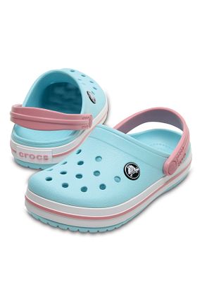 دمپائی آبی بچه گانه پاشنه تخت Crocs - کد 928633166