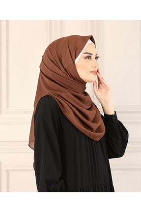 روسری قهوه ای پنبه ای Last For Sell - کد 927900406