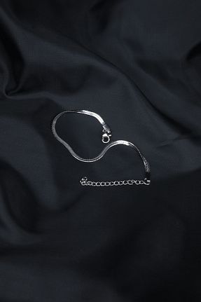 دستبند استیل (فولاد) طوسی زنانه استیل (فولاد) signoraerica - کد 932533855