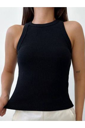بلوز مشکی زنانه ساده FASHİON TREND - کد 932537549