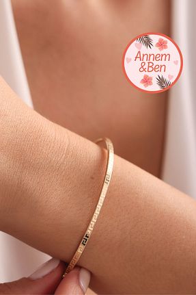 دستبند طلا طلائی زنانه 14 عیار Gianfranco - کد 879899548