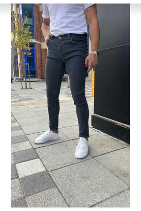 شلوار جین مشکی مردانه رگولار KDY - کد 932549920