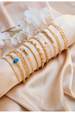 دستبند جواهر متالیک زنانه monalisatoka - کد 932556913