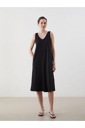 لباس مشکی زنانه بافتنی LC Waikiki - کد 932583184