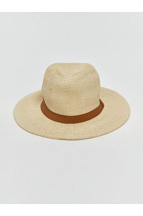 کلاه قهوه ای مردانه حصیر LC Waikiki - کد 932583594