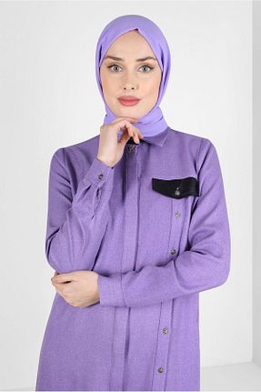 شال بنفش زنانه پلی استر Alvina - کد 791736171