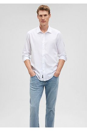 پیراهن صورتی مردانه یقه پیراهنی Mavi - کد 816102674