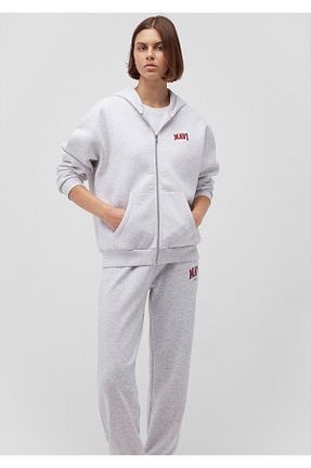 سوئیشرت طوسی زنانه چاپی Mavi - کد 849198698