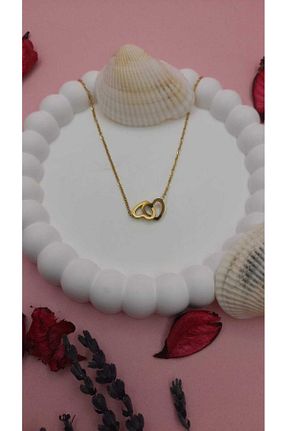 گردنبند استیل ( فولاد ) رنگی زنانه استیل ضد زنگ mayaluxe - کد 932630719