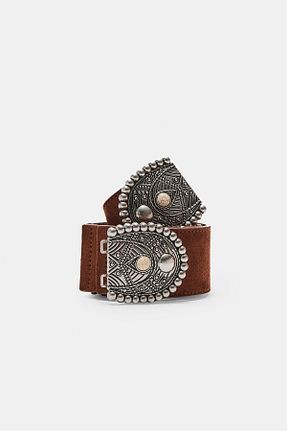کمربند قهوه ای زنانه پلی اورتان Stradivarius - کد 932640870