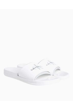 دمپائی سفید مردانه پاشنه تخت Calvin Klein - کد 929603858