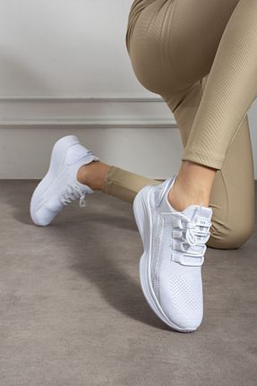 کفش پیاده روی سفید زنانه پارچه ای E SPORT - کد 836210818