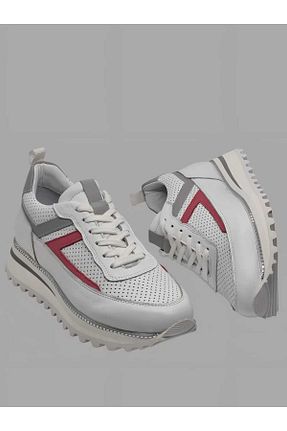 کفش اسنیکر سفید زنانه چرم اصل Vera Pelle Shoes - کد 932650660
