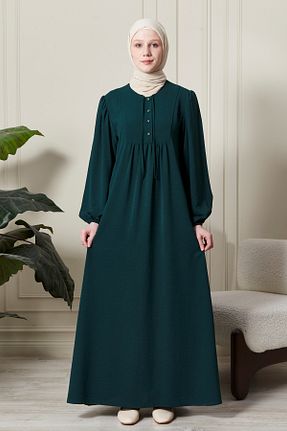 لباس حجاب سبز زنانه رگولار fistan - کد 932661496