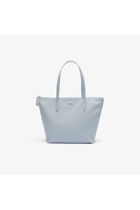 کیف دوشی طوسی زنانه چرم مصنوعی Lacoste - کد 932714164