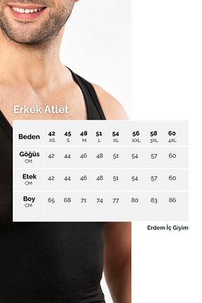 رکابی مشکی مردانه پنبه ای ERDEM İÇ GİYİM - کد 767433925