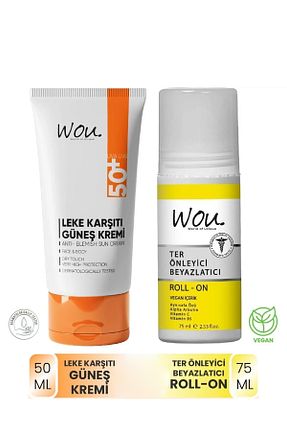کرم ضد آفتاب بدن SPF 50 + WOU World of Unique - کد 824432710