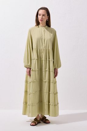 لباس سبز زنانه بافتنی KADRİYE BAŞTÜRK - کد 932702659