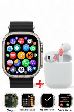 ساعت هوشمند مشکی گارانتی وارد کننده MATEO - کد 825557905