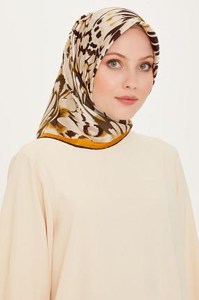 روسری سفید کرپ ساتن ابریشم Armine - کد 879398535
