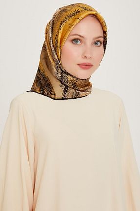 روسری رنگی کرپ ساتن ابریشم Armine - کد 862336573