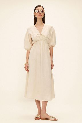 لباس حجاب بژ زنانه رگولار Olcay - کد 931376030
