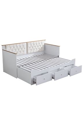چارچوب تخت بژ چوب Setay - کد 831302362