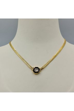 گردنبند استیل ( فولاد ) طلائی زنانه روکش طلا SE Jewellery - کد 847042165