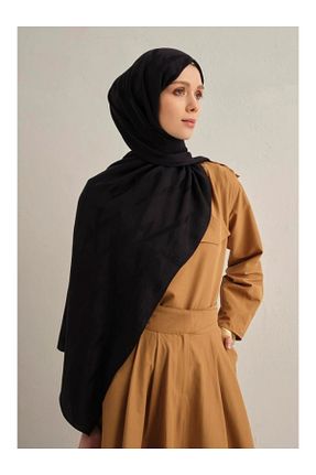شال سرمه ای زنانه پنبه ای Armine - کد 932730107