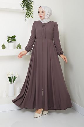 کلاه و ابایا رنگی زنانه پنبه ای Niva Tesettür - کد 932741163
