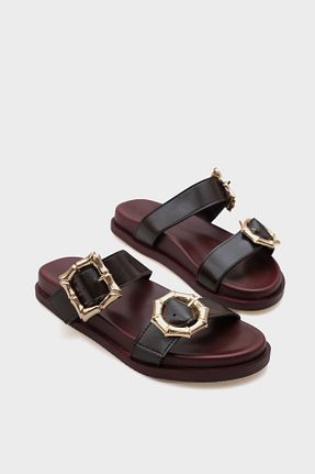 دمپائی زرشکی زنانه چرم مصنوعی Capone Outfitters - کد 932757039