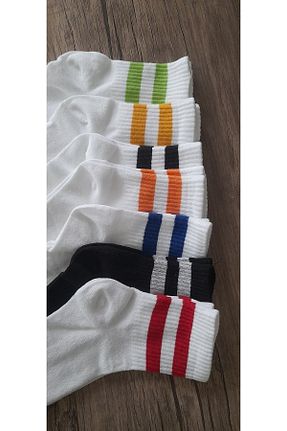 جوراب سفید زنانه پنبه - الاستین SOCKSHION - کد 80719322