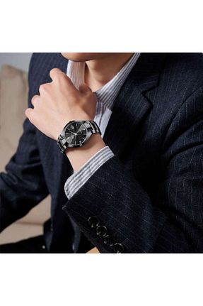 ساعت مچی مشکی مردانه 41-45 میلی متر Biden - کد 932772875
