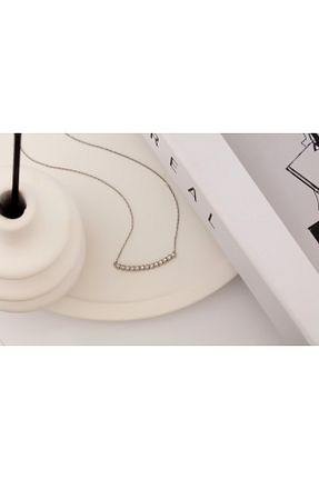 گردنبند نقره طوسی زنانه 925 عیار Vicenza Silver - کد 932758893